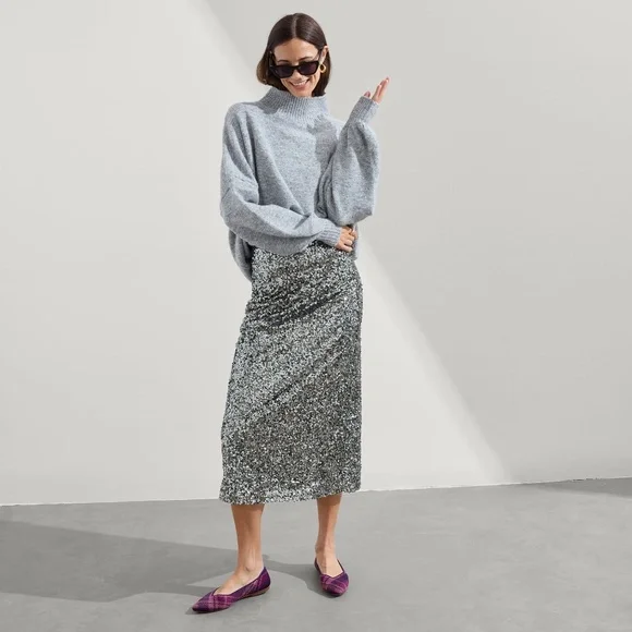 Rothy's The Point II - Purple Plaid Size 9 - Picture 3 of 3